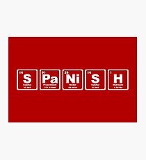 Spanish - Periodic Table Photographic Print