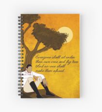 Vine and Fig Tree Artwork Spiral Notebook