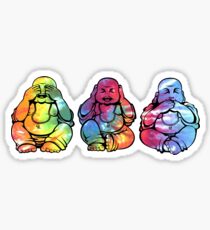 Buddhas: See no, Hear no, Speak no evil 2 Sticker