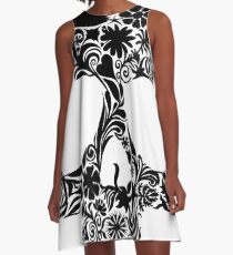Sugar Skull A-Line Dress