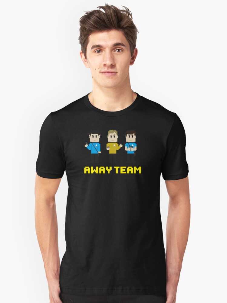 Alternate view of 8-Bit Away Team Slim Fit T-Shirt