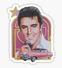 Elvis Presley Pink Cadillac Sticker