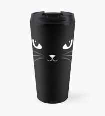 Cute Black Cat Travel Mug