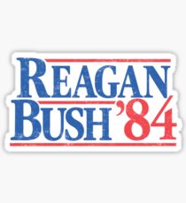 Pegatina Reagan / Bush '84