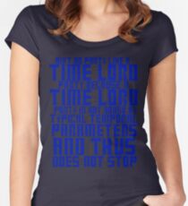 Aint No Party Like a Time Lord Party Women's Fitted Scoop T-Shirt