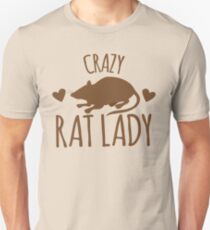 CRAZY RAT LADY Unisex T-Shirt