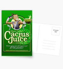 Master Sokka's Cactus Juice Postcards