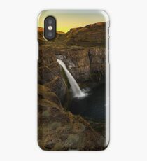 Travel Nature Waterfall Digital nature wall tapestry - Palouse Falls - Washington USA 4 iPhone Case/Skin