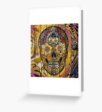 Sugar Skull streetart graffiti Greeting Card