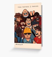 Team Fortress 2 / All Class Greeting Card