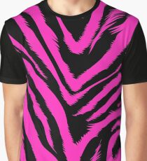 Black and pink zebra skin Graphic T-Shirt
