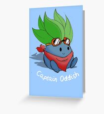Captain Oddish Sketch Greeting Card
