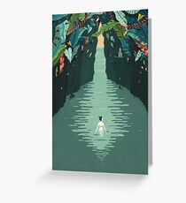 Cave swim Greeting Card