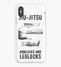 Jiu-jitsu. Armlocks and leglocks. iPhone Case
