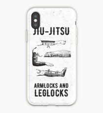 Jiu-jitsu. Armlocks and leglocks. iPhone Case
