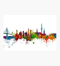 Hamburg Deutschland Skyline Fotodruck
