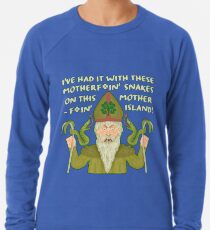 Funny Saint Patrick's Day Snakes Joke Irish Lightweight Sweatshirt