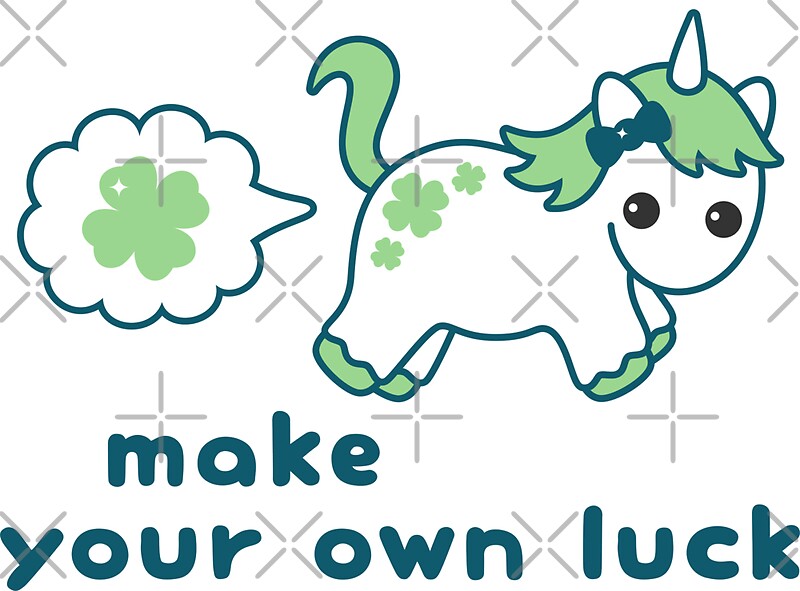 "Luck Farting Unicorn" Stickers by sugarhai | Redbubble