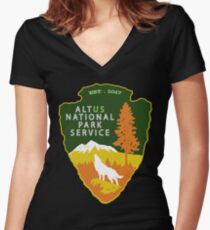 Chemise de service du parc national ALT T-shirt col V femme