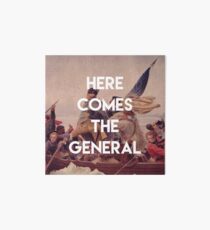Here Comes the General - George Washington Art Board