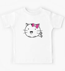 Fuzzballs Kitten Bow Kids Tee