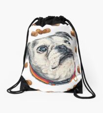 Olive and Snacks Drawstring Bag