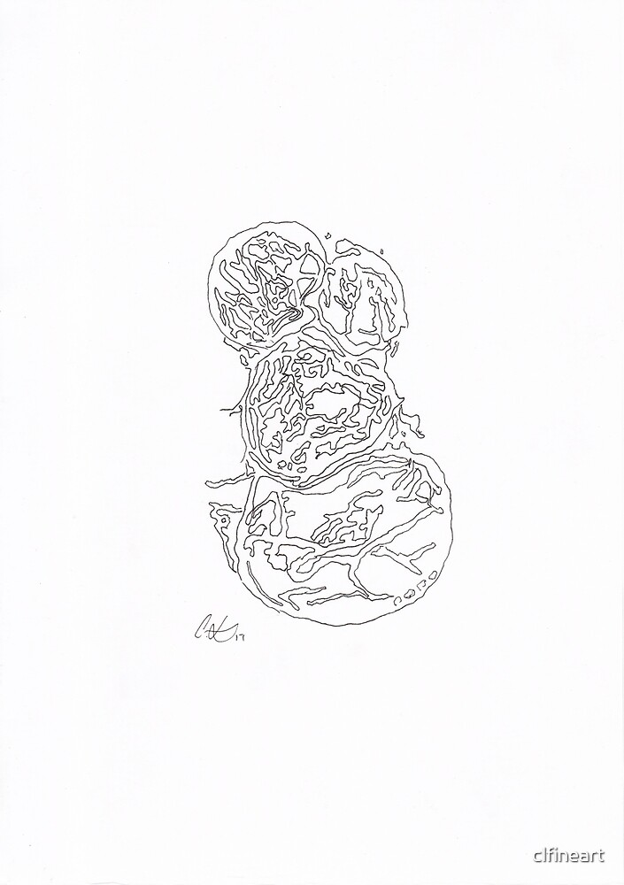 Peripheral Nerve Line Drawing CLFineArtist by clfineart Redbubble