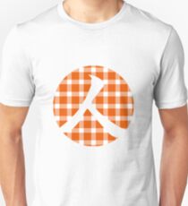 Plaid Persimmon Orange Person Unisex T-Shirt