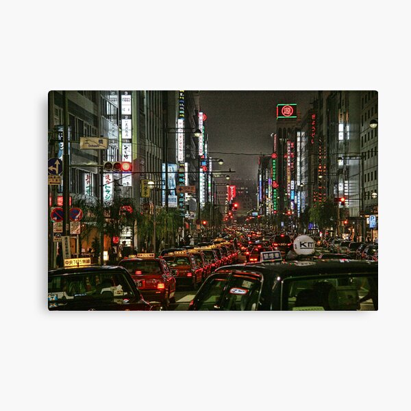 Tokyo Taxis Canvas Print