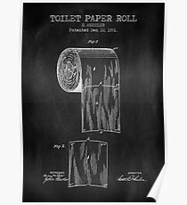 Toilet Paper Roll Chalkboard Poster