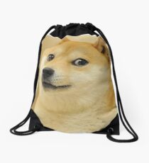 Doge wow Drawstring Bag