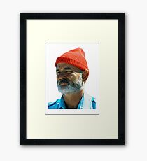 Steve Zissou - Bill Murray Framed Print
