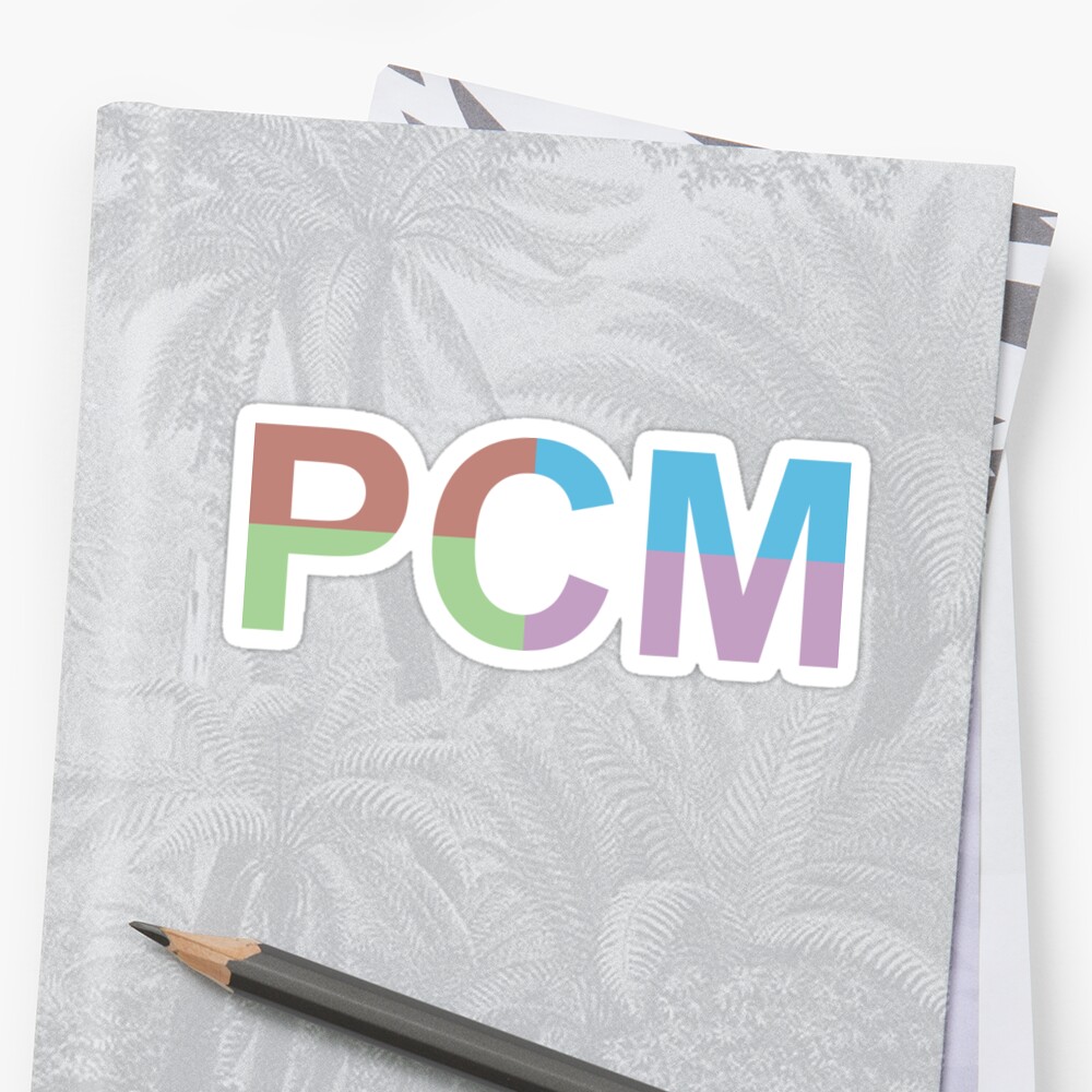 PCM LOGO MEME Stickers By Pcmpoliticalfb Redbubble