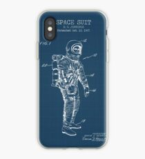 Space Suit Blueprint iPhone Case