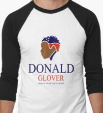 Donald Glover Donald Trump parody design Men's Baseball ¾ T-Shirt