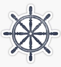 Nautical Wheel Sticker