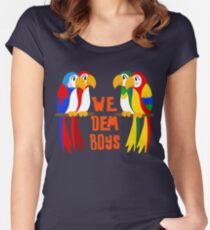 We Dem Tiki Boys Women's Fitted Scoop T-Shirt