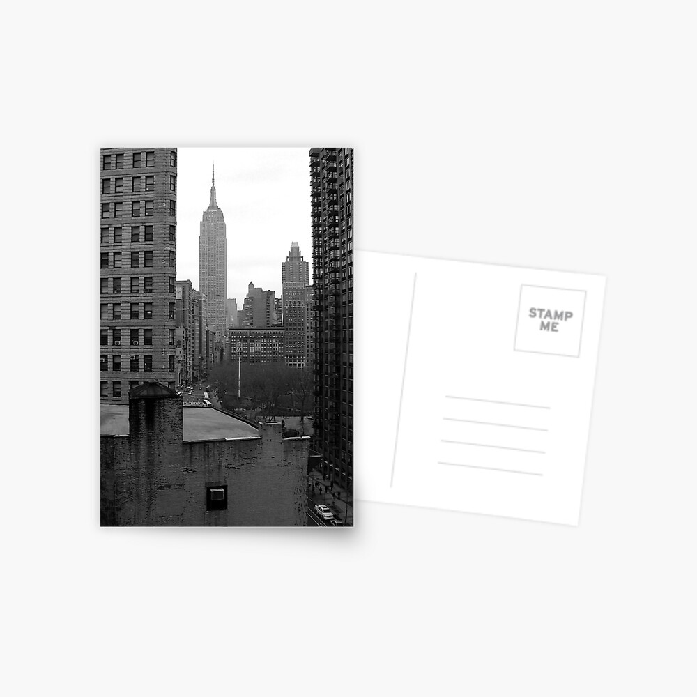Empire State Building in the Distance Postcard