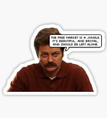 Ron Free Markets Sticker