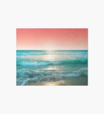 Aqua and Coral, 1 Art Board