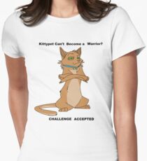 Krieger Katzen - Herausforderung akzeptiert Tailliertes T-Shirt für Frauen
