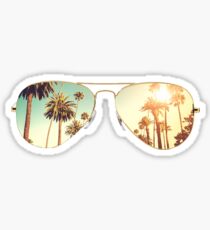 LA glasses Sticker