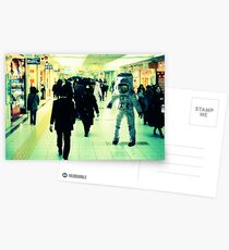 Commuting Spacemen Postcards