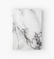 White marble Hardcover Journal