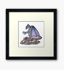 Book Dragon Framed Print