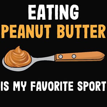 Peanut Butter Spoon Breakfast Favorite Sport Food' Sticker