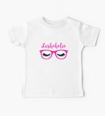 Pretty Pink LashoHolic Cute Eyelash Perfectionist Baby Tee