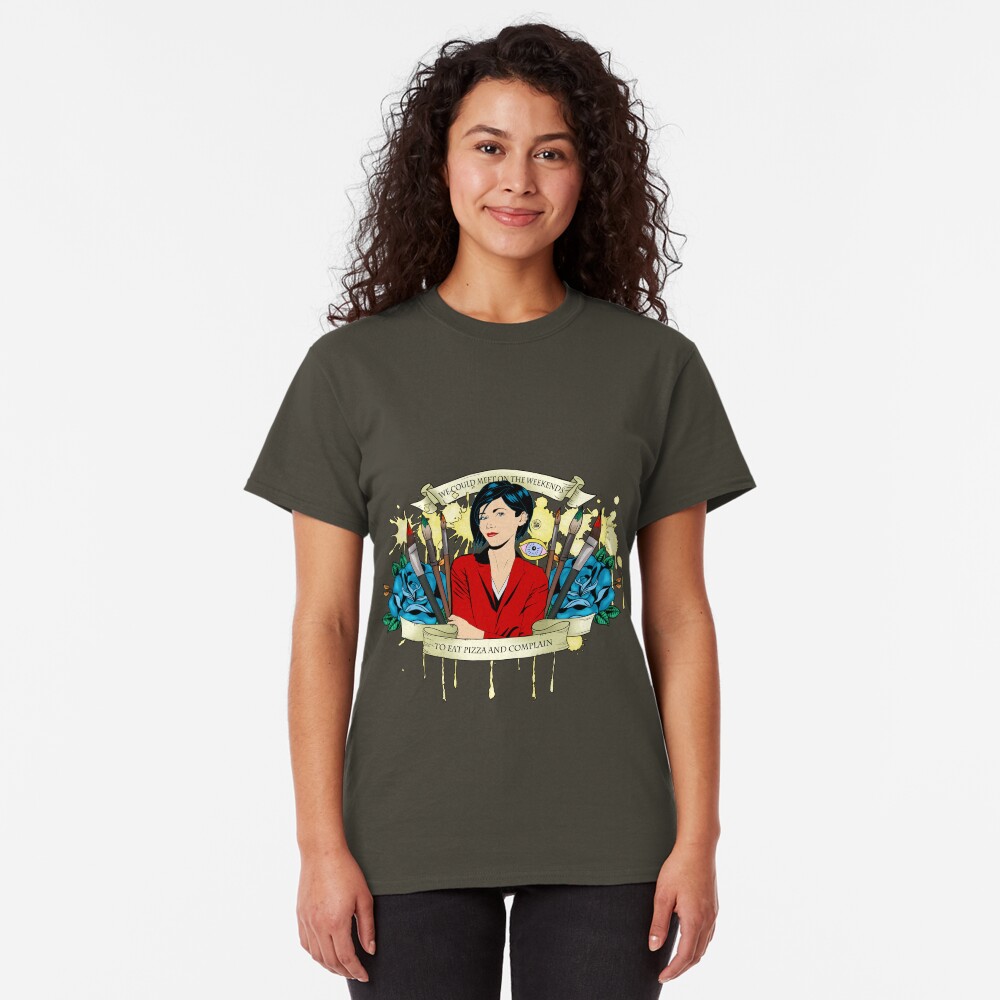 Jane Lane - Weekends Pizza Classic T-Shirt