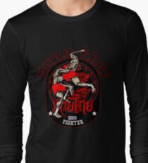 Muay Thai Fighter Long Sleeve T-Shirt
