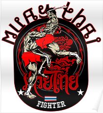 Muay Thai Fighter Poster